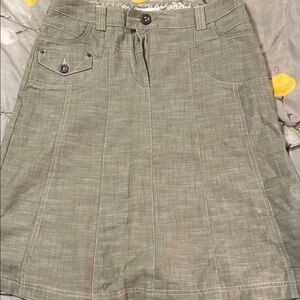 Stylish pale green A-Line Skirt